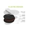 Slipstick Slipstick GorillaPads Rubber Self Adhesive Gripper Pad Black Round 2 in. W X 2 in. L 8 pk CB144 - alternate 6